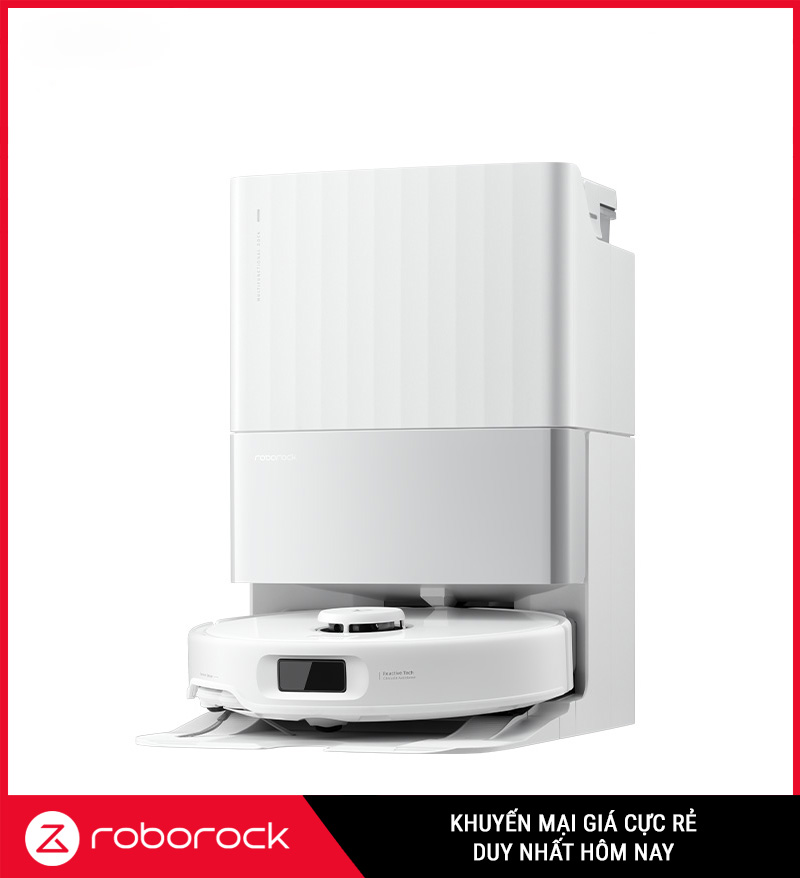 Roborock Q Revo Edge 5V1: Lực hút 18.500Pa, chổi chống rối hiệu quả