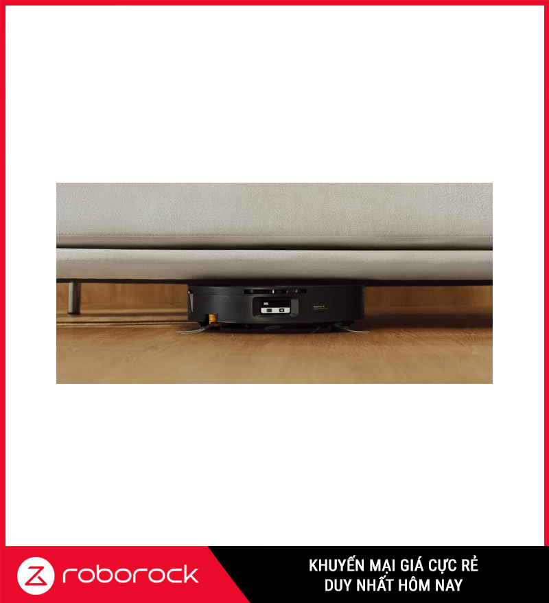 Robot Saros chạy dưới gầm sofa thấp