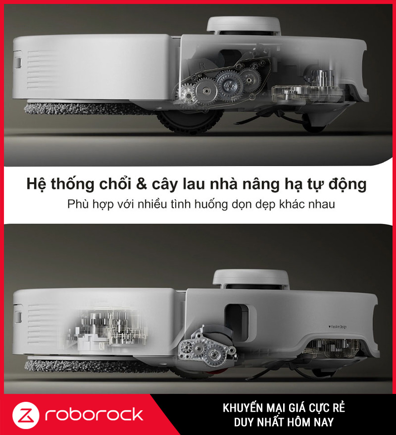 Robot Hút Bụi Lau Nhà Roborock Q Revo Edge 5V1