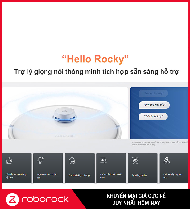 Robot Hút Bụi Lau Nhà Roborock Q Revo Edge 5V1