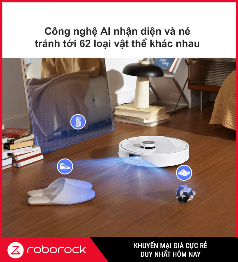 Robot Hút Bụi Lau Nhà Roborock Q Revo Edge 5V1