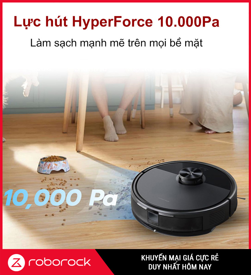 Robot Hút Bụi Lau Nhà Roborock Q7TF Chính Hãng Giá Rẻ