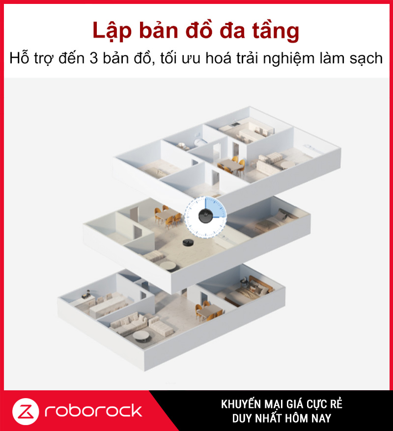 Robot Hút Bụi Lau Nhà Roborock Q7TF Chính Hãng Giá Rẻ