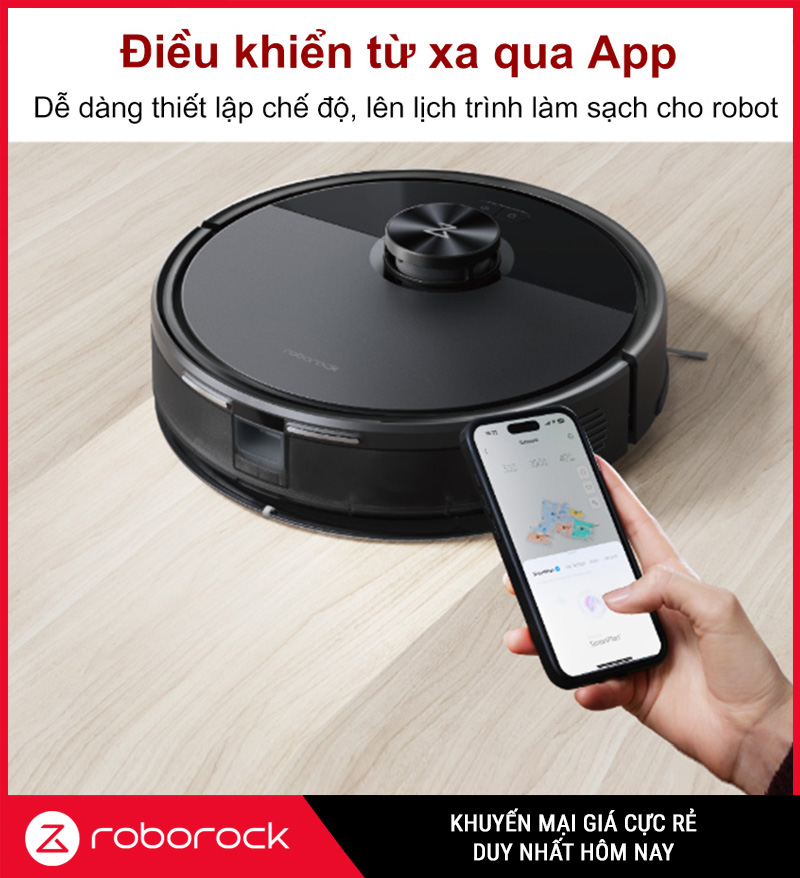 Robot Hút Bụi Lau Nhà Roborock Q7TF Chính Hãng Giá Rẻ