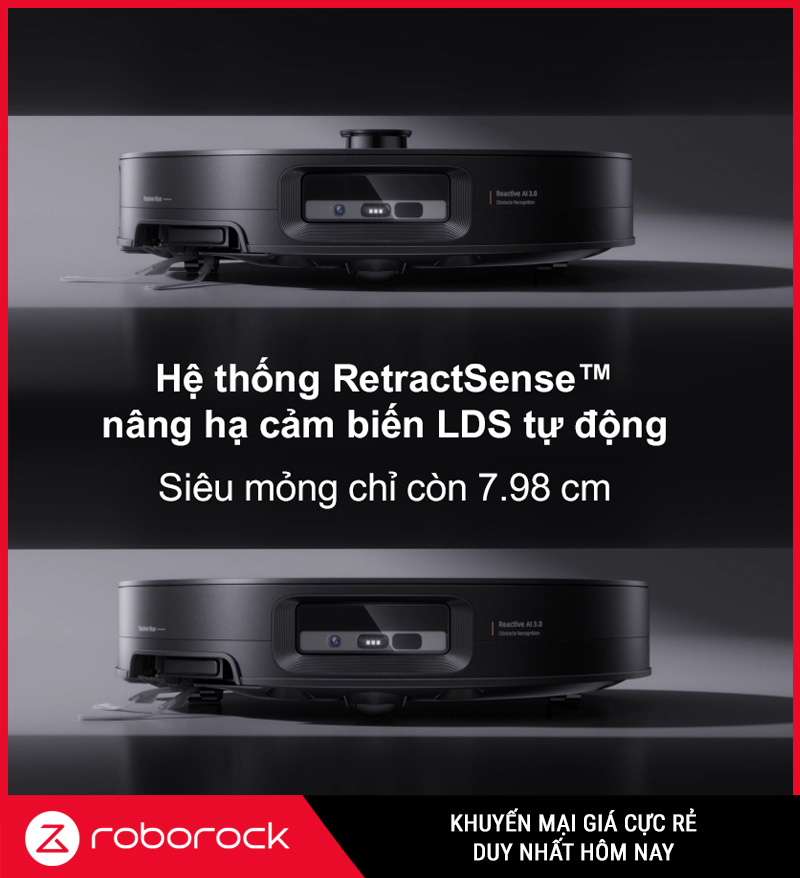 Robot Hút Bụi Lau Nhà Roborock Saros 10