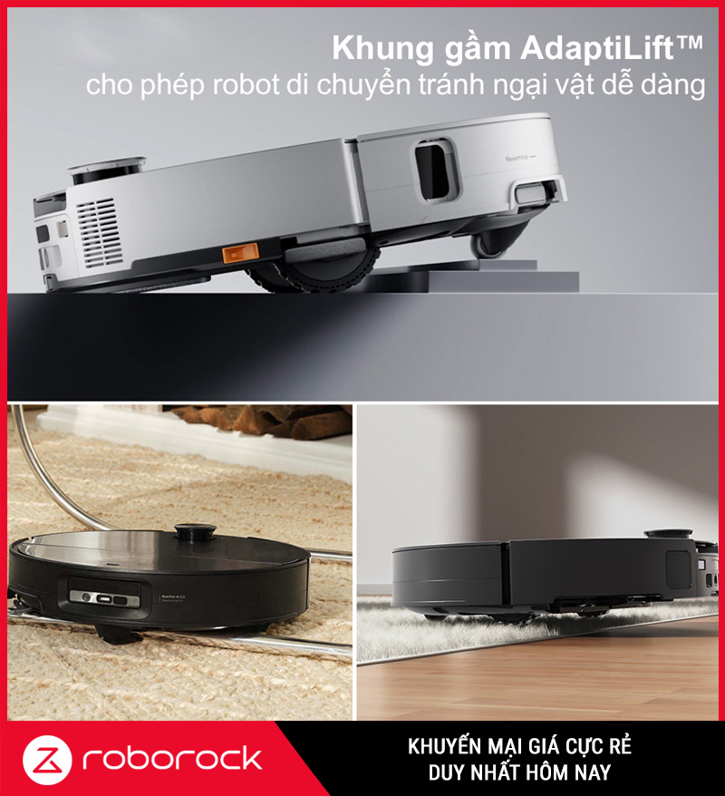 Robot Hút Bụi Lau Nhà Roborock Saros 10