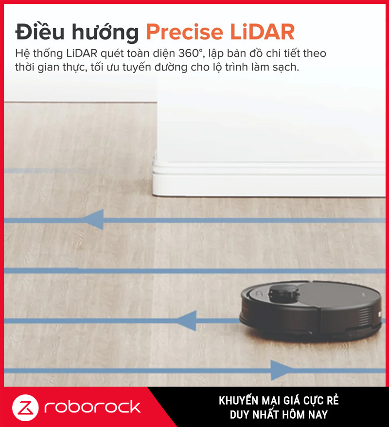 Robot Hút Bụi Lau Nhà Roborock Q10 PF Chính Hãng Giá Rẻ