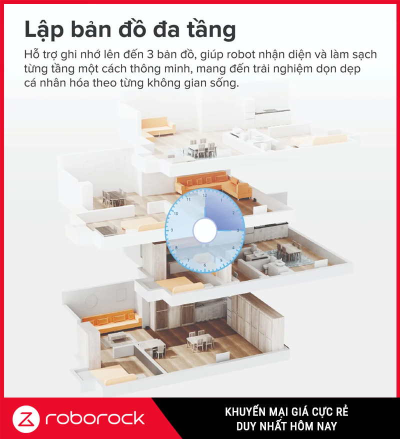 Robot Hút Bụi Lau Nhà Roborock Q10 PF Chính Hãng Giá Rẻ