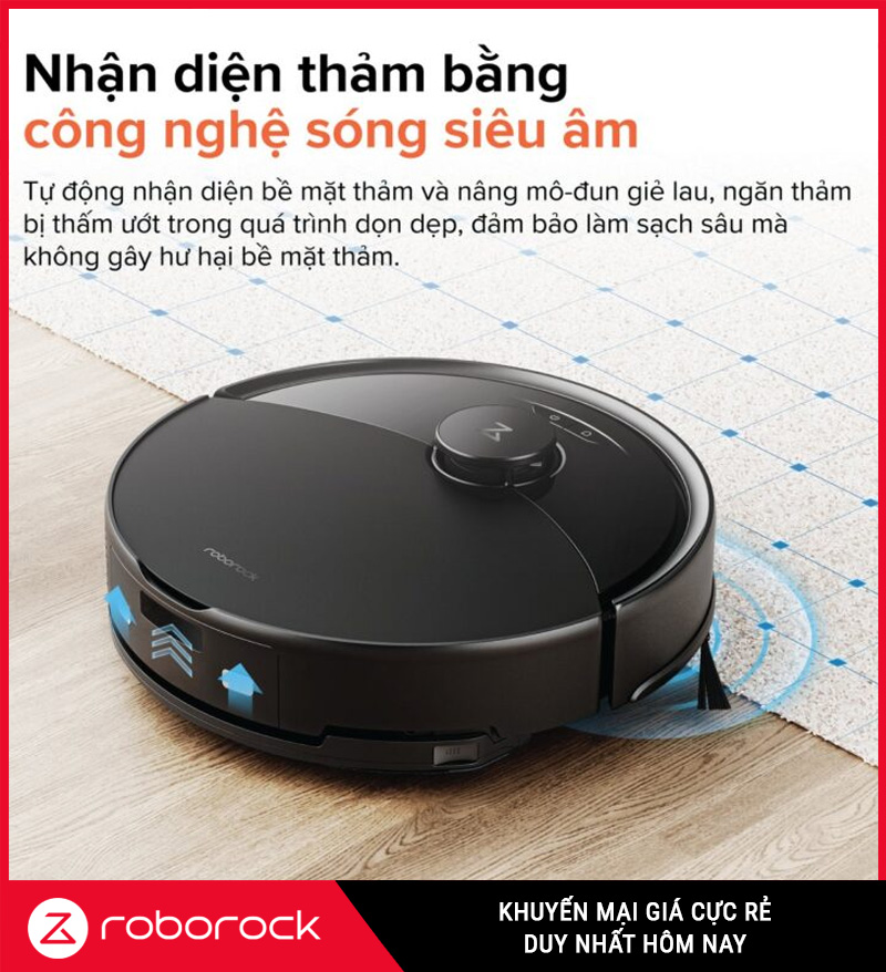 Robot Hút Bụi Lau Nhà Roborock Q10 VF