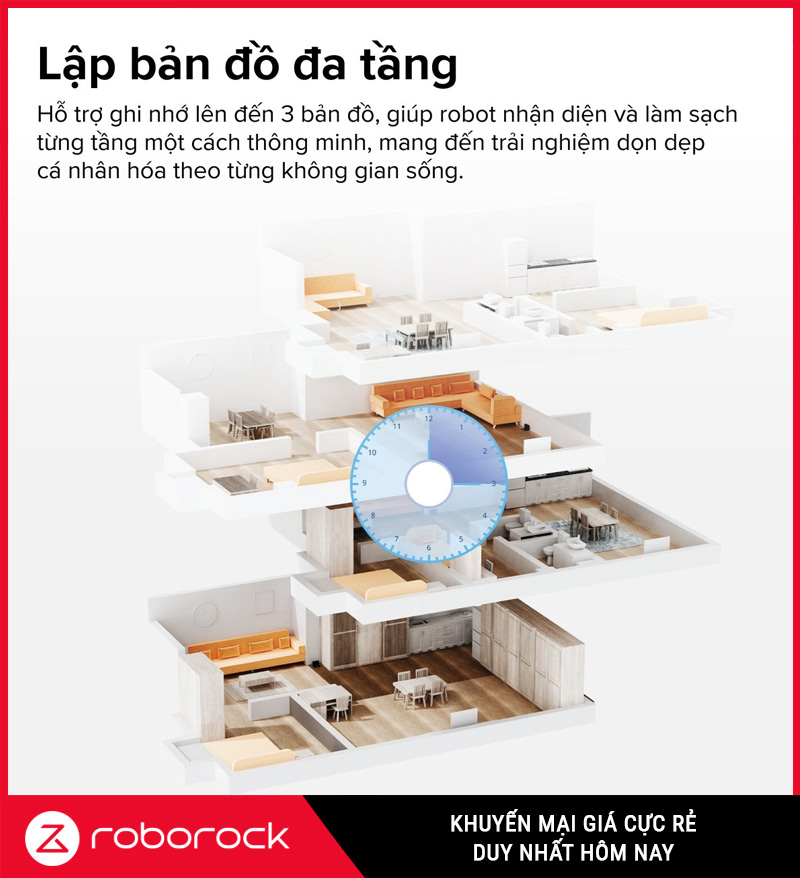 Robot Hút Bụi Lau Nhà Roborock Q10 VF
