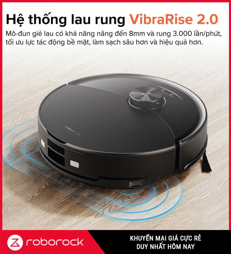 Robot Hút Bụi Lau Nhà Roborock Q10 VF