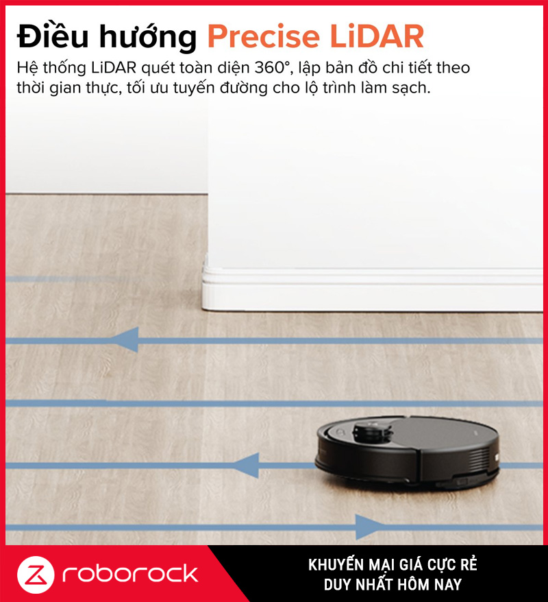 Robot Hút Bụi Lau Nhà Roborock Q10 VF