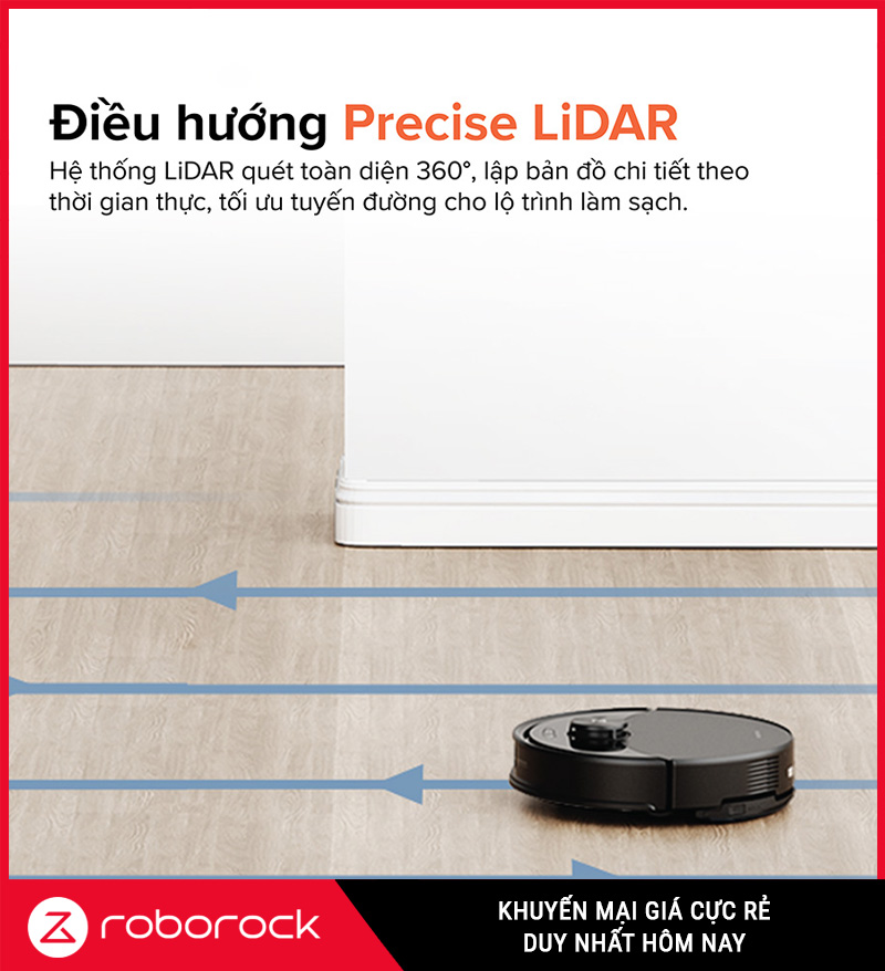 Robot Hút Bụi Lau Nhà Roborock Q10 PF (+) Plus Cao Cấp