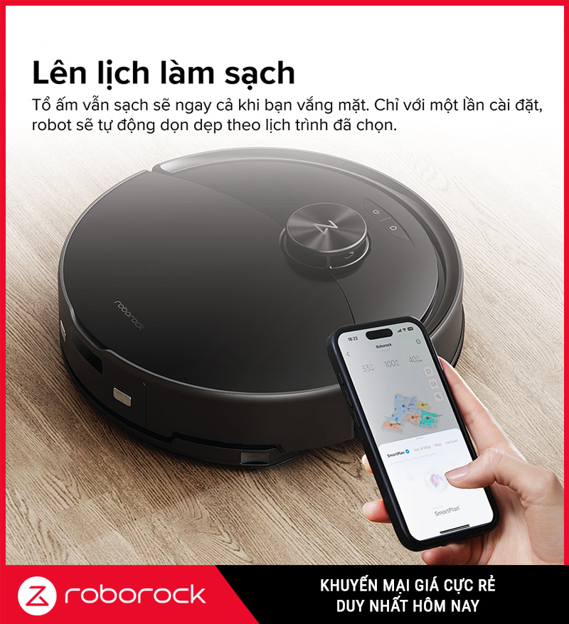 Robot Hút Bụi Lau Nhà Roborock Q10 PF (+) Plus Cao Cấp