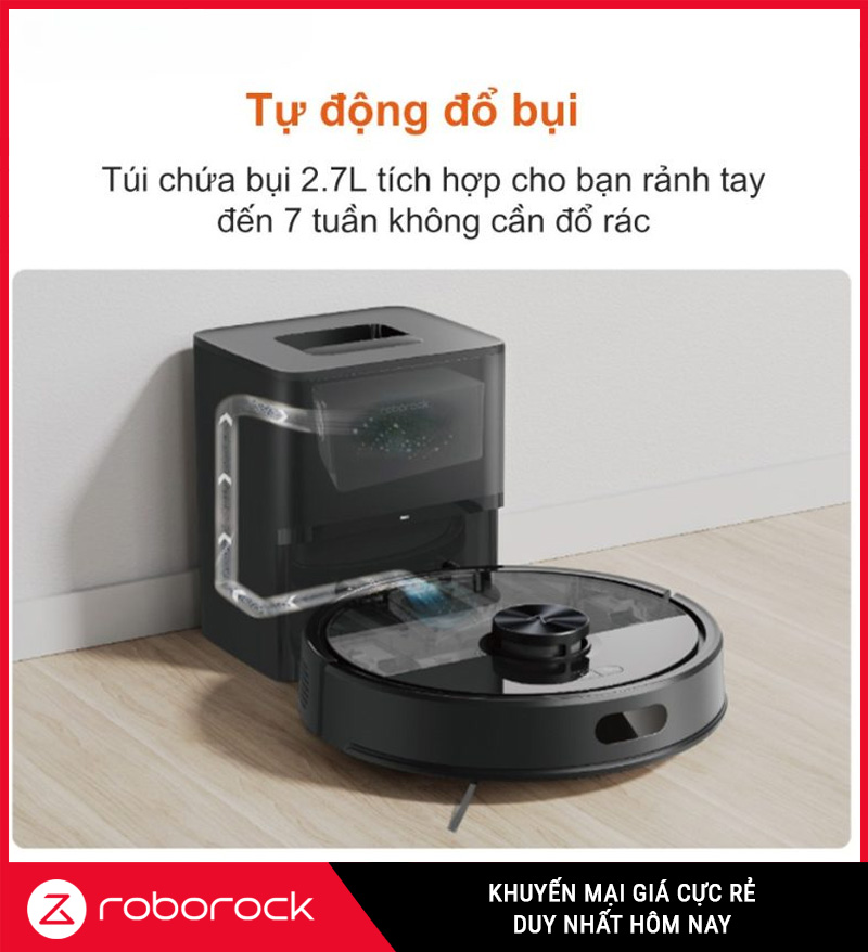Robot Hút Bụi Lau Nhà Roborock Q7 TF Plus (+)