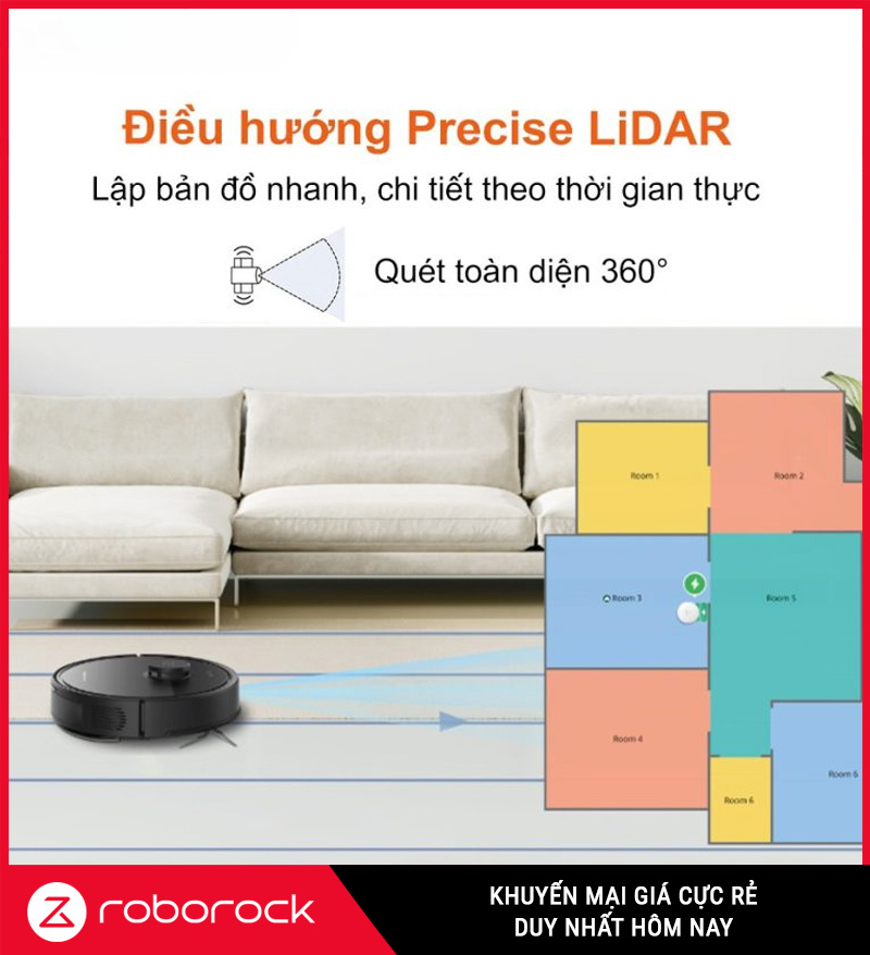 Robot Hút Bụi Lau Nhà Roborock Q7 TF Plus (+)