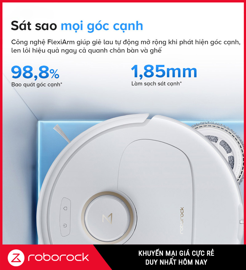 Robot Hút Bụi Lau Nhà Roborock Q Revo 5AE