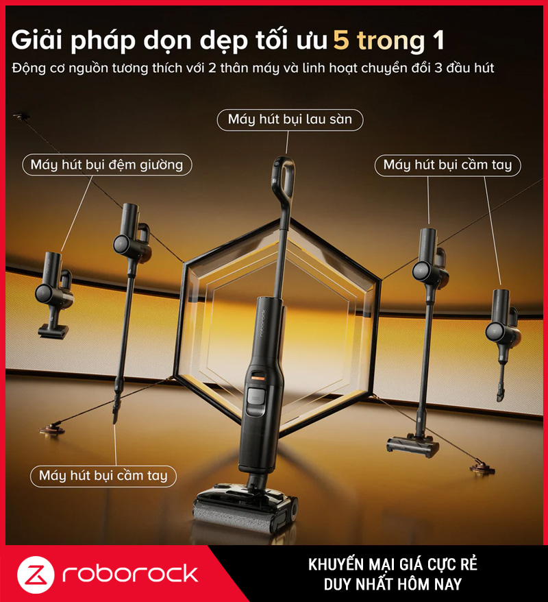 Máy Hút Bụi Cầm Tay Roborock F25 ACE Combo