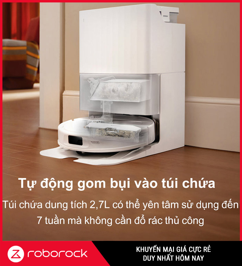 Robot hút bụi lau nhà phù hợp cho gia đình tại Hưng Yên