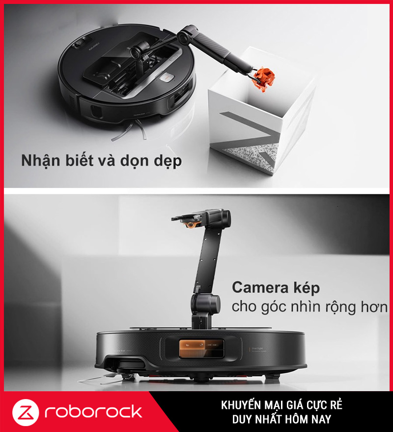 Robot Hút Bụi Lau Nhà Roborock Saros Z70