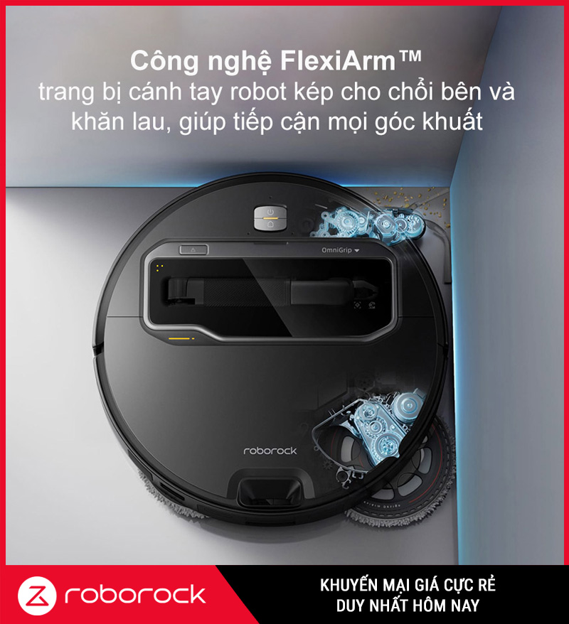 Robot Hút Bụi Lau Nhà Roborock Saros Z70