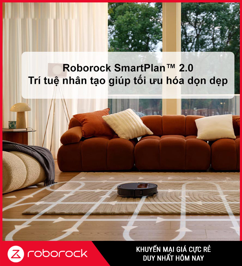 Robot Hút Bụi Lau Nhà Roborock Saros Z70